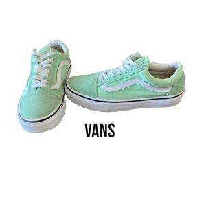 VANS Old Skool Low Top Sneakers | Sea Green | Women’s 7